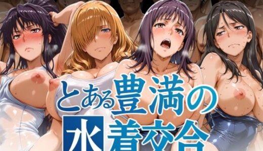 【無料で読める？】とある豊満の水着交合（スク水乱交） 【はらませてよ】