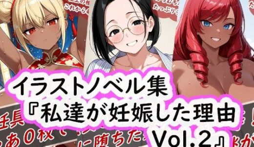【無料で読める？】イラストノベル集『私達が妊娠した理由Vol.2』 【花祭真夏のAI工房】