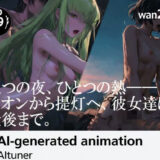 【無料で読める？】【29分HD】二つの夜、ひとつの熱――ネオンから提灯へ、彼女達は最後まで。 【AItuner】