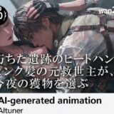 【無料で読める？】【20分HD】朽ちた遺跡のヒートハント──ピンク髪の元救世主が、今夜の獲物を選ぶ 【AItuner】