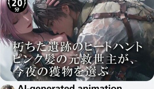 【無料で読める？】【20分HD】朽ちた遺跡のヒートハント──ピンク髪の元救世主が、今夜の獲物を選ぶ 【AItuner】