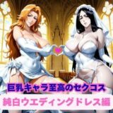 【無料で読める？】巨乳キャラ達による至高のセクコス、純白ウエディングドレス編 【ギャルサー】