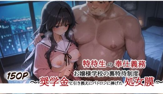 【無料で読める？】特待生の奉仕義務 お嬢様学校の裏特待制度 〜奨学金と引き換えにパトロンに捧げた処女膜〜 【にぽぽ堂】