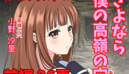 【無料で読める？】さよなら僕の高嶺の穴  前編 【ロングスリーパー】