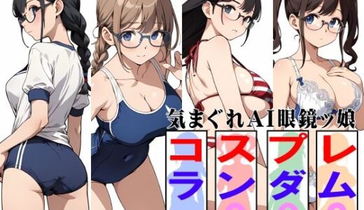 【無料で読める？】気まぐれAI眼鏡ッ娘コスプレランダム002 【牡丹桜】