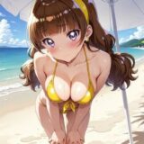 【無料で読める？】き〇らのビーチでナンパ墜ちエッチ 【らんで】