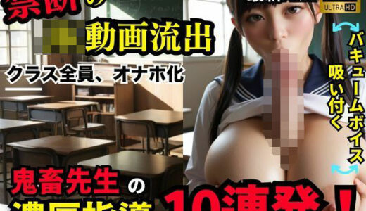 【無料で読める？】【最新AI×動画】鬼畜先生の濃厚指導に堕ちた女子校生たち...禁断の記録映像 【yabaiAI】