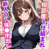 【無料で読める？】嫌いな上司に相部屋を仕組まれ、新人OL強●中出し 【はむ巨乳女子高生】