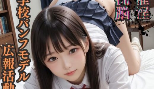 【無料で読める？】催淫洗脳            学校パンフモデル    広報活動 【シロウトAI美女AMU】
