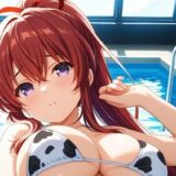 【無料で読める？】牛柄ビキニの浅◯景 【ふるやのCG】