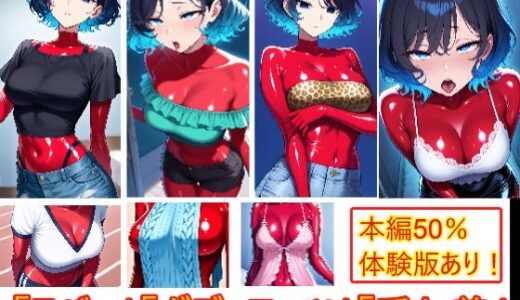 【無料で読める？】【露出多めの服だからこそ】重ね着フェチ怪人【ラバーボディスーツ編2】 【エイアイファジイもんもん】