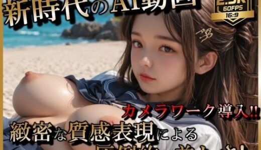 【無料で読める？】【AI動画】JKリゾートビーチSEX【音声付】 【ラストヴァース☆LustVerse】