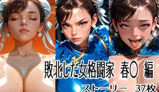 【無料で読める？】敗北した女格闘家  春〇編 【ハーフシャーク】