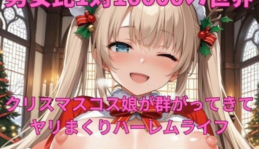 【無料で読める？】男女比1対10000の世界 クリスマスコス娘とセックスし放題でちんぽが乾く暇もないヤリ放題ハーレムライフ！！ 【TailorFetiAI-Pix】